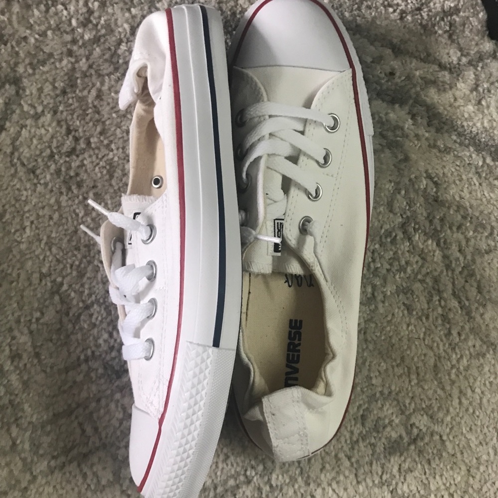 Converse white sneakers